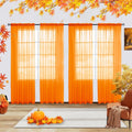 Solid Sheer Rod Pocket Curtain Voile Draperies 52 in x 96 in - Light