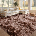 FinRec 8x10 Feet Plush Shag Area Rug for Cozy Home Decor