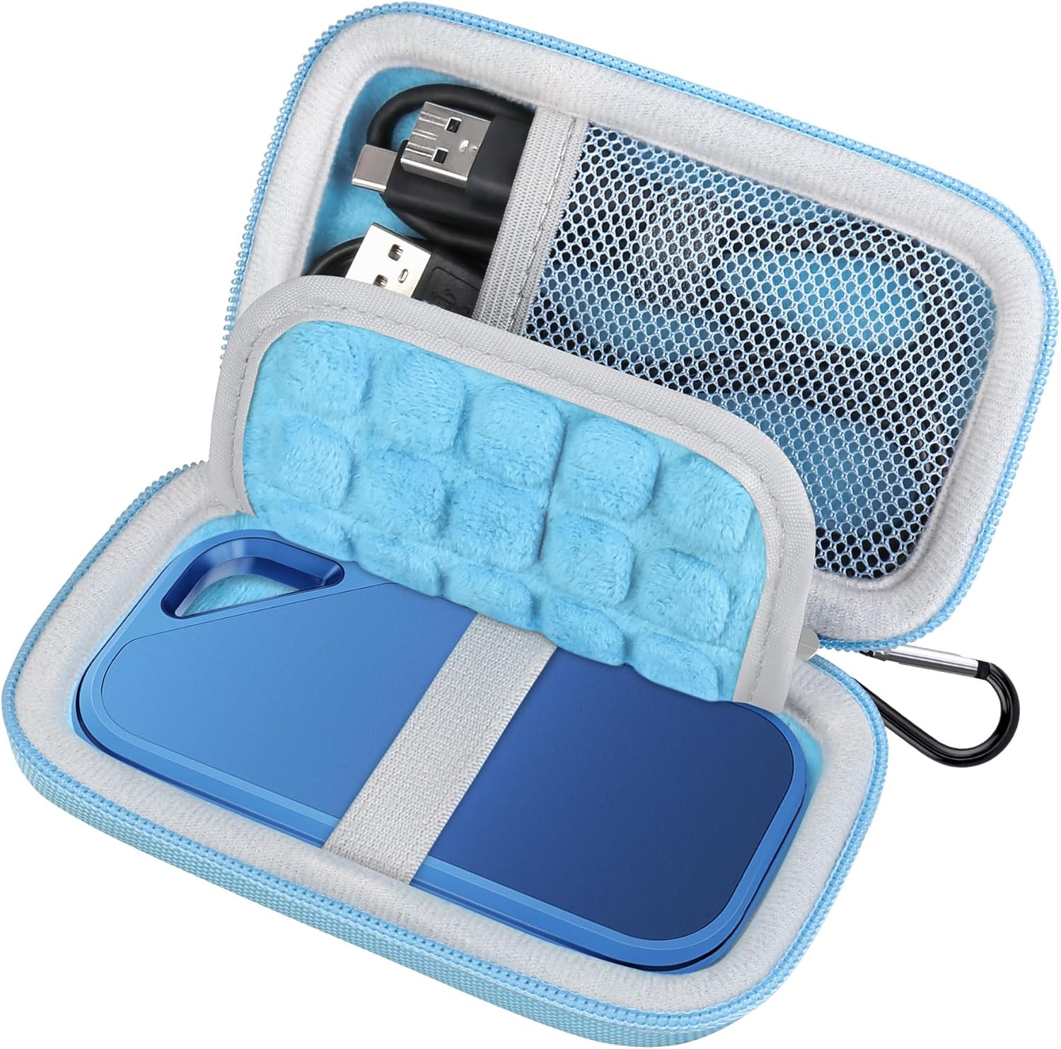 Lacdo Hard Case for SanDisk Creator Pro SSD - Shockproof Travel Bag