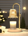 Candle Warmer Lamp with Timer - Vintage Flower Wax Melt Lamp