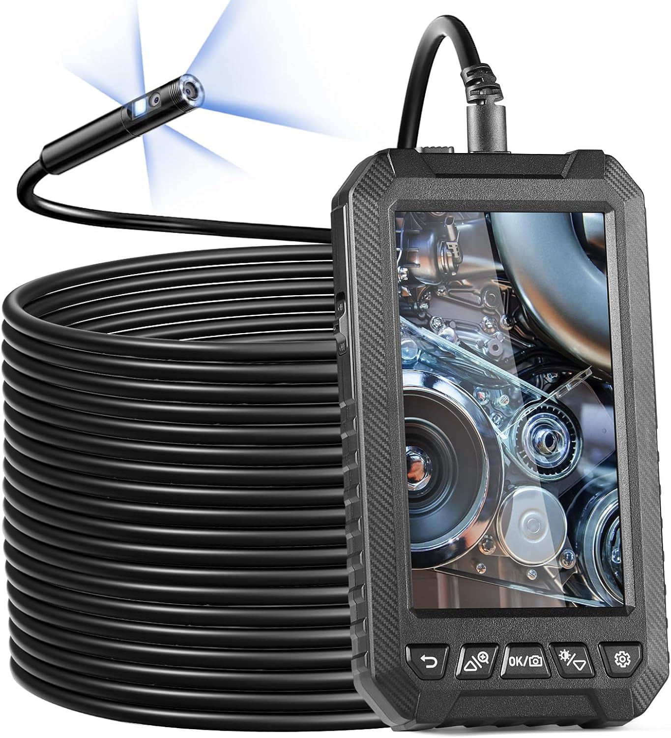 VEVOR Endoscope Camera with Light for Auto and Plumbing Use