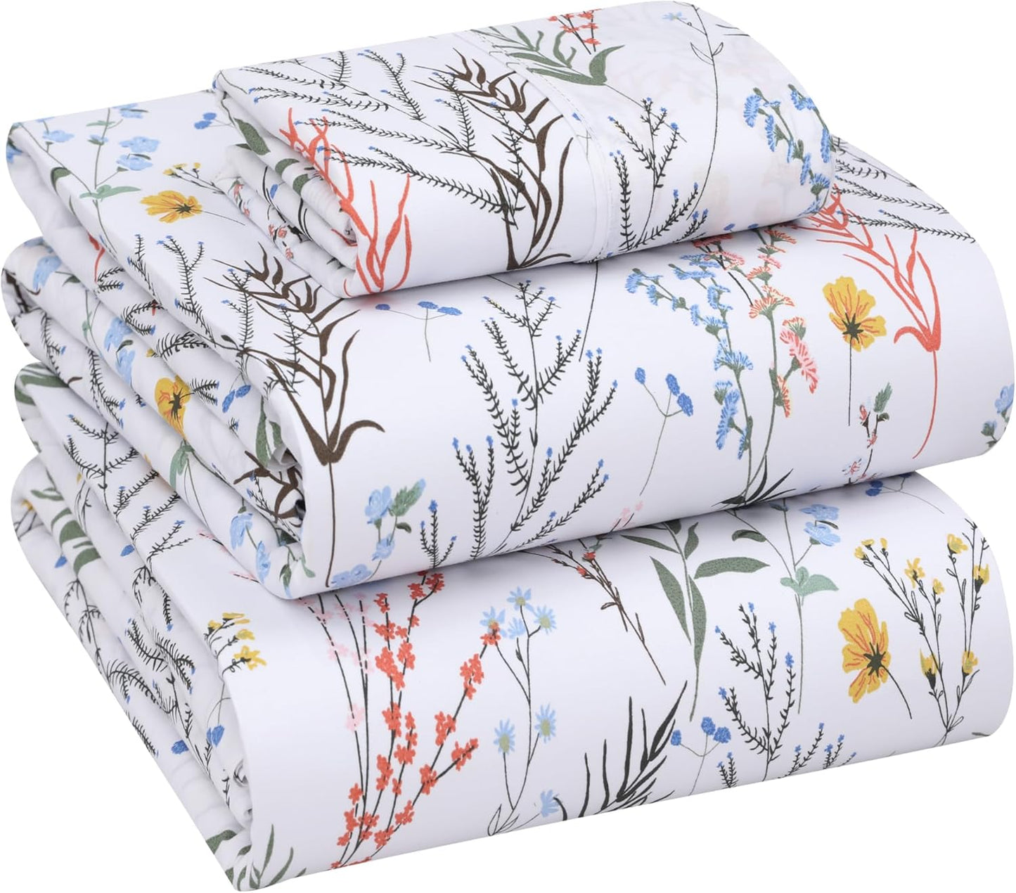 RUVANTI 100% Cotton Twin XL Sheet Sets for Ultimate Comfort
