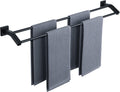 Alise Bath Double Towel Bars 32in Matte Black - Heavy Duty Wall Mount