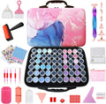 Muzagroo Art Diamond Painting Storage Case - 60 Bottles, Full