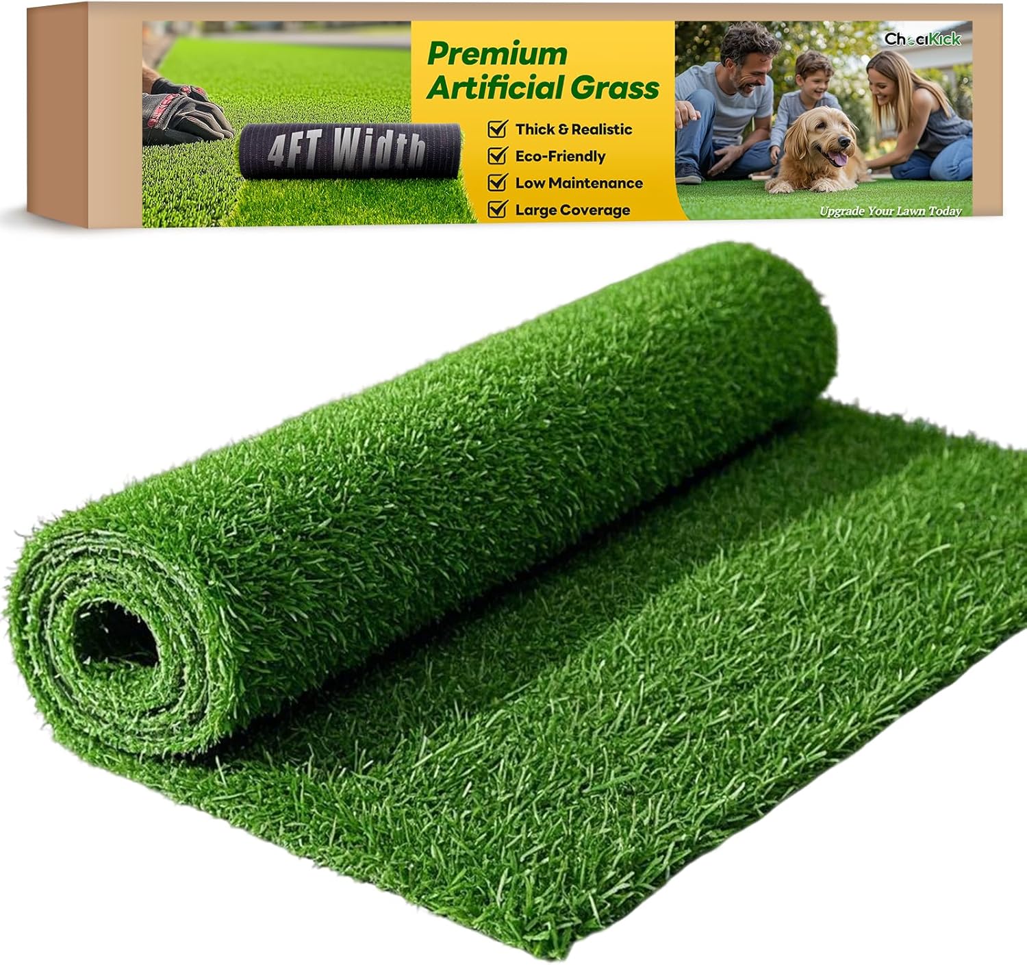 Artificial Grass Turf Lawn 4FTx25FT for Indoor Outdoor Use