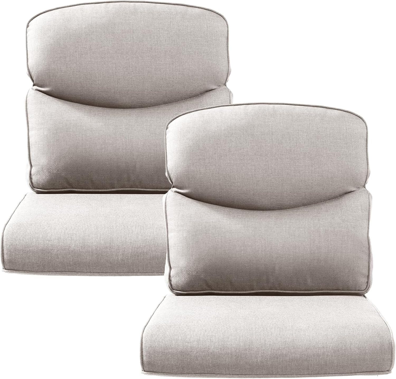 Outdoor Rattan Chair Cushions 2 Packs for Comfortable Seating