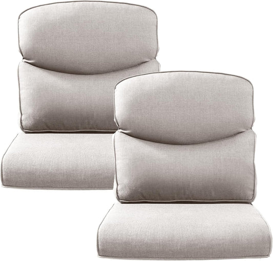 Outdoor Rattan Chair Cushions 2 Packs for Comfortable Seating