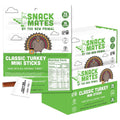 Turkey Sticks for Kids Snack Mates 40 Pack - Low Sugar Portable