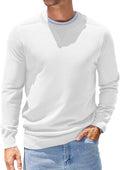 COOFANDY Mens Sweater Crewneck Pullover - Lightweight Everyday Knit