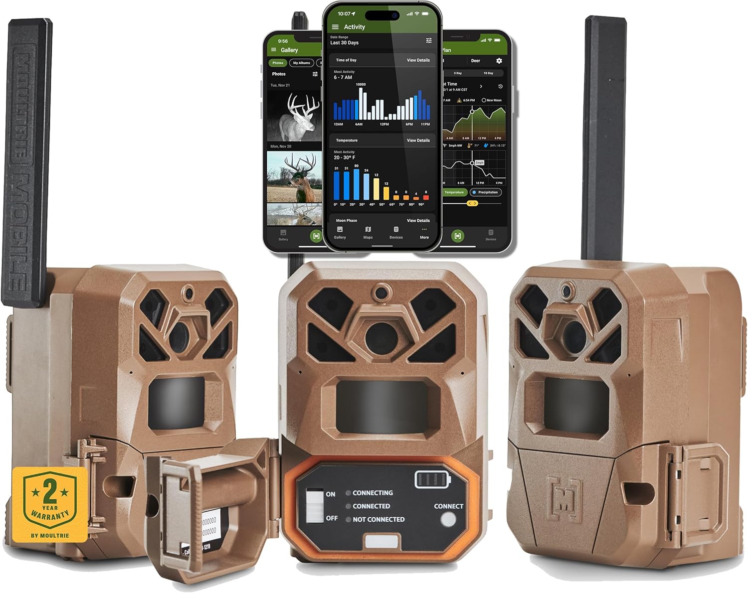 Moultrie Edge 2 Cellular Trail Camera with 36MP Imaging