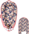 Floral Reversible Cotton Baby Lounger Cover