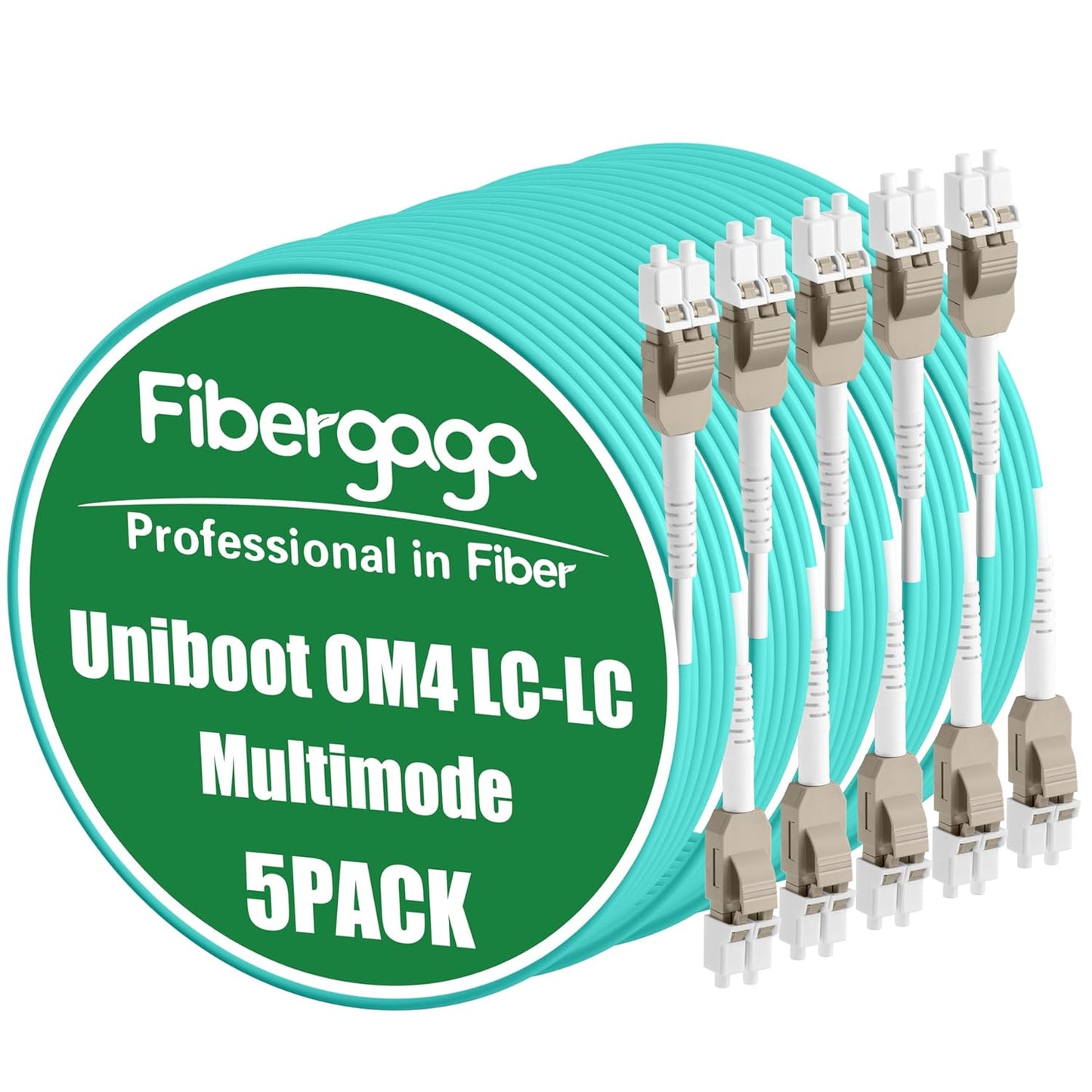 Uniboot OM4 LC to LC Fiber Patch Cable for High-Speed Networks