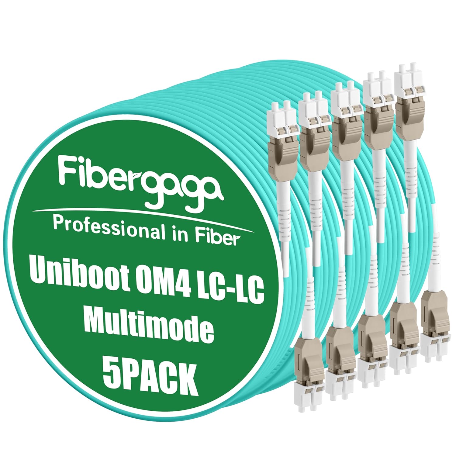 Uniboot OM4 LC to LC Fiber Patch Cable for High-Speed Networks