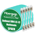 Fibergaga Uniboot OM4 LC to LC Duplex Fiber Patch Cable - 10M