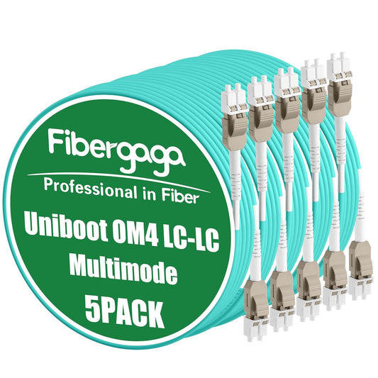 High-Performance OM4 LC to LC Fiber Patch Cable for Networking