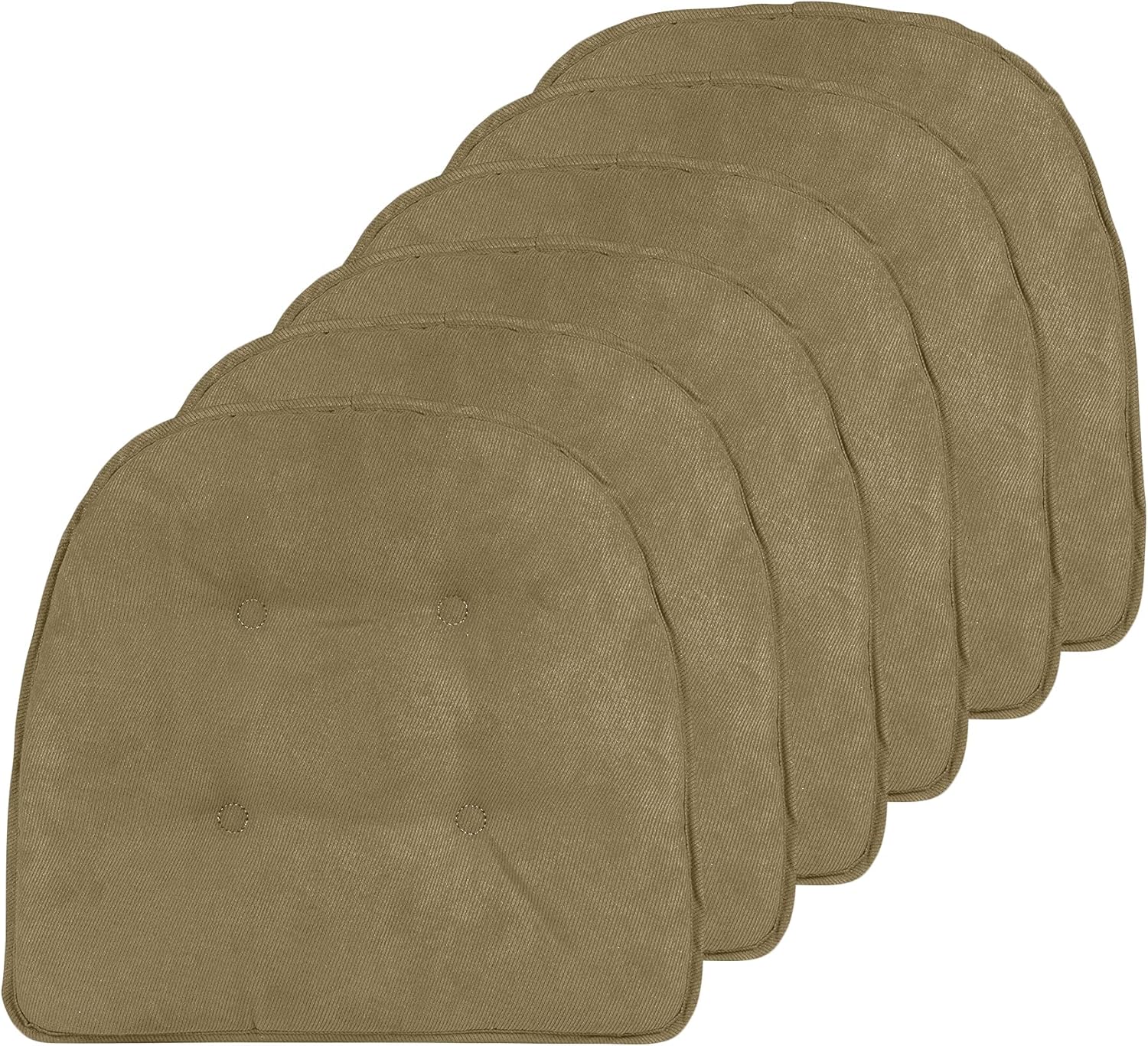 Klear Vu Omega Non-Slip Chair Cushions for Dining Room Comfort