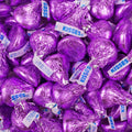 Purple Candy Kisses Milk Chocolate 90ct - Sweet Treats for All