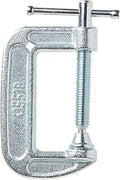BESSEY CM20 Drop Forged C-Clamp, Silver, 2 in - Sturdy Light Duty Tool