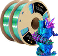PLA Silk Tricolor Filament Bundle 2KG - Shiny 1.75mm PLA