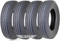 ST175/80D13 Trailer Tires Set of 4 - Deep Tread, 6 PR