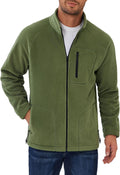 Men's Fleece Jackets Full Zip Lightweight Casual Outdoor Wear