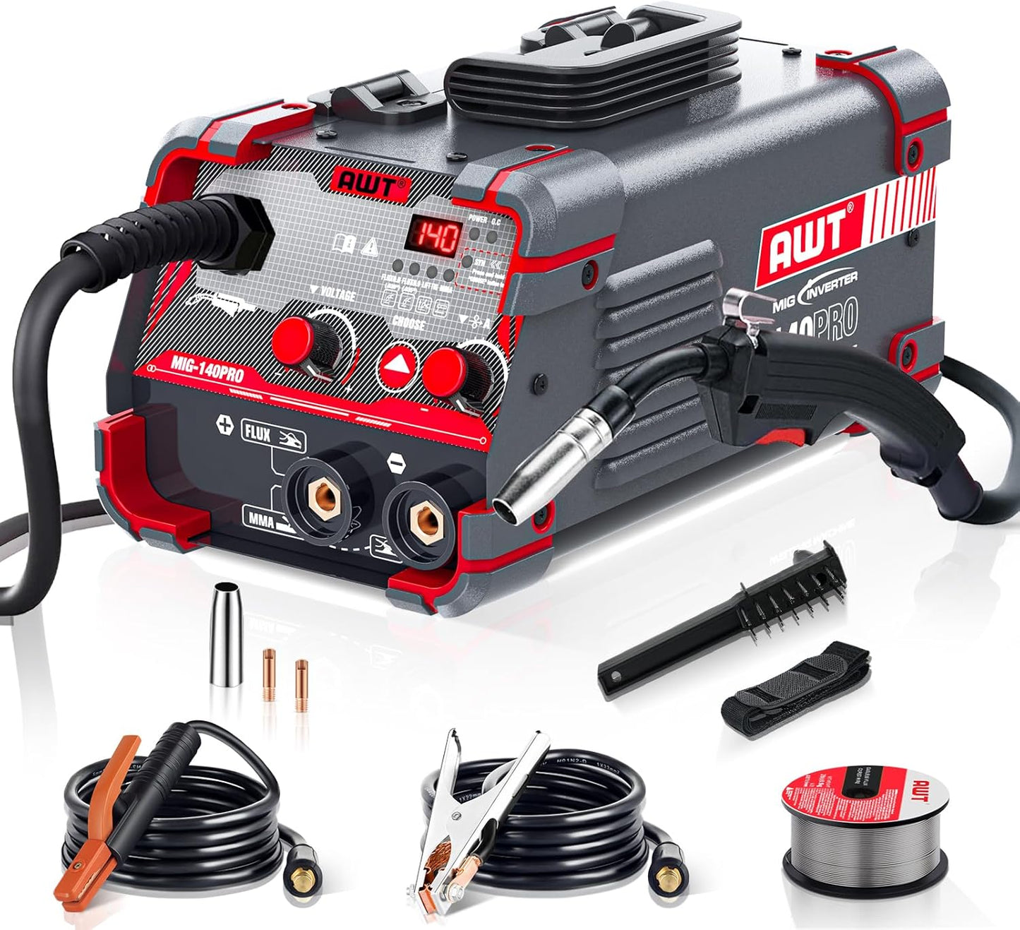AWT 140Amp MIG Welder: Versatile 3 in 1 Welding Machine