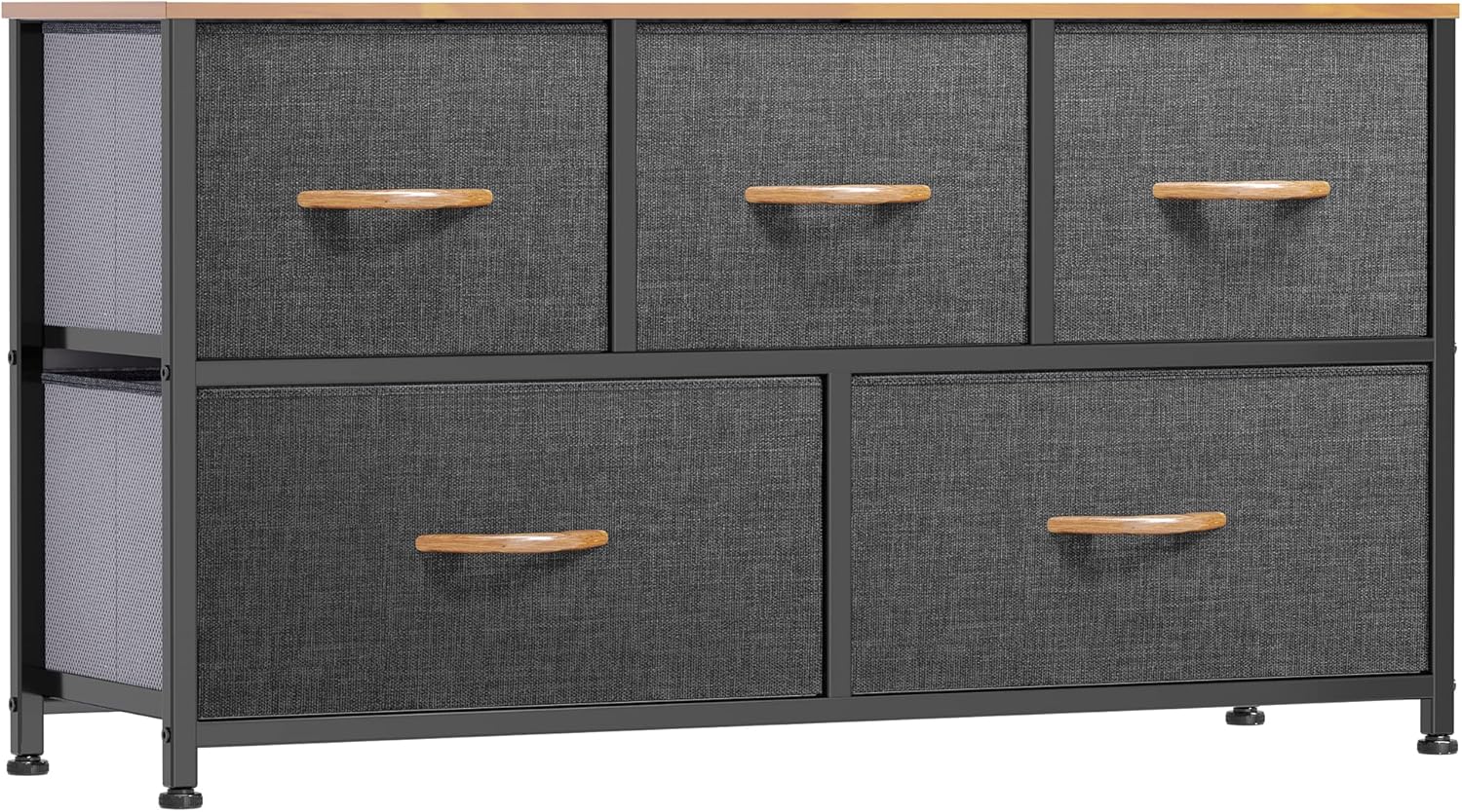 5-Drawer Fabric Dresser: Stylish Storage Solution