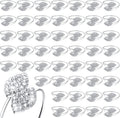 Elegant Silver Napkin Rings Set for Weddings and Parties