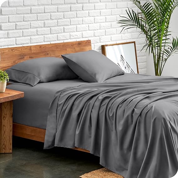 Bare Home Split King Sheet Set - Ultra-Soft Microfiber Bedding