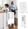 Guidecraft Kitchen Helper Toddler Tower Step Stool - Foldable