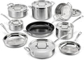 Cuisinart 15 Piece Cookware Set MultiClad Pro - Professional Triple