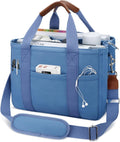 Canvas Tote Bag for Women with Zipper and Compartments - Large Bags