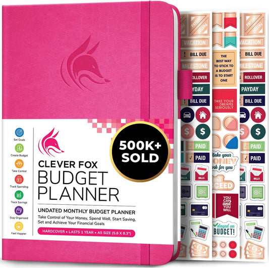 Clever Fox Budget Planner & Expense Tracker - Organize Finances in Style!