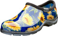 Sunflower Print Blue Garden Clog for Women - Waterproof Comfort