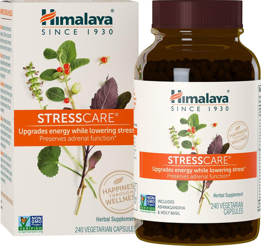 Himalaya StressCare Herbal Supplement for Stress Relief and Energy