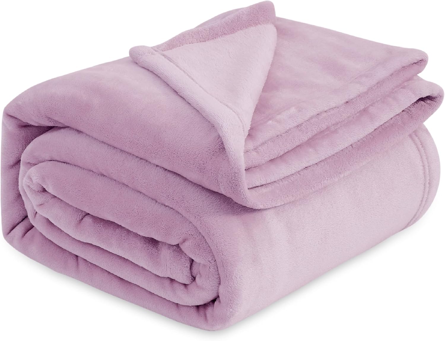 Bedsure GentleSoft Fleece Blankets King Size Lilac Lavender Review