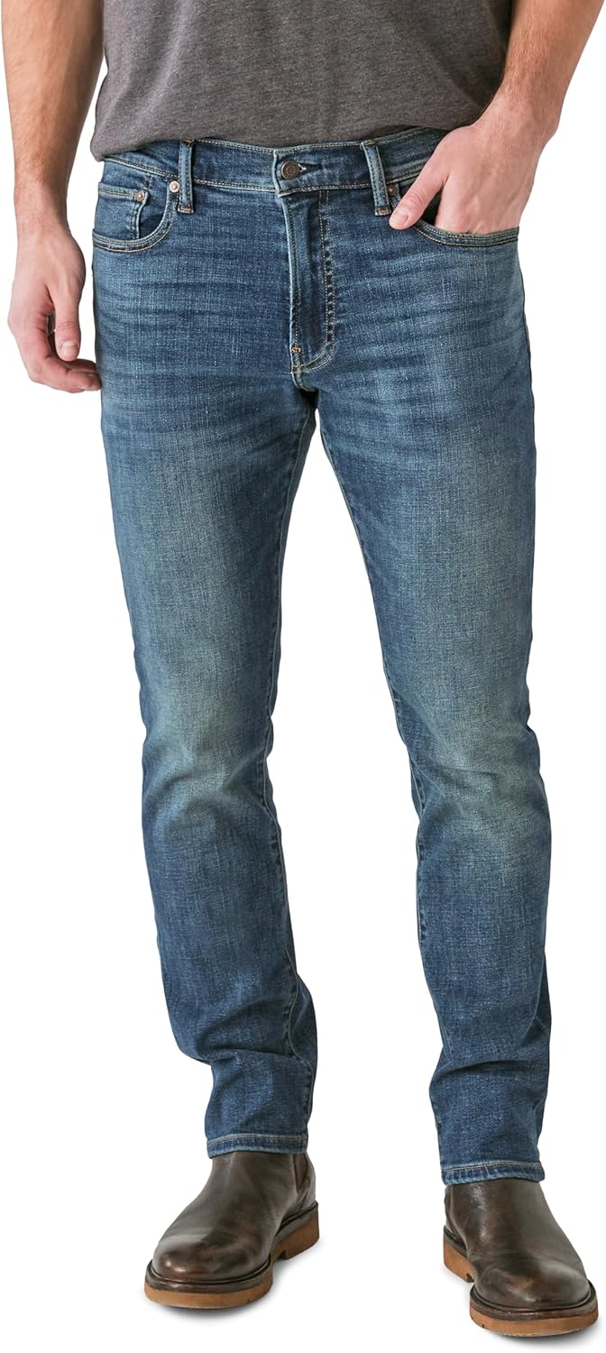 Lucky Brand Men's 410 Athletic Fit Jeans for Comfort and Style