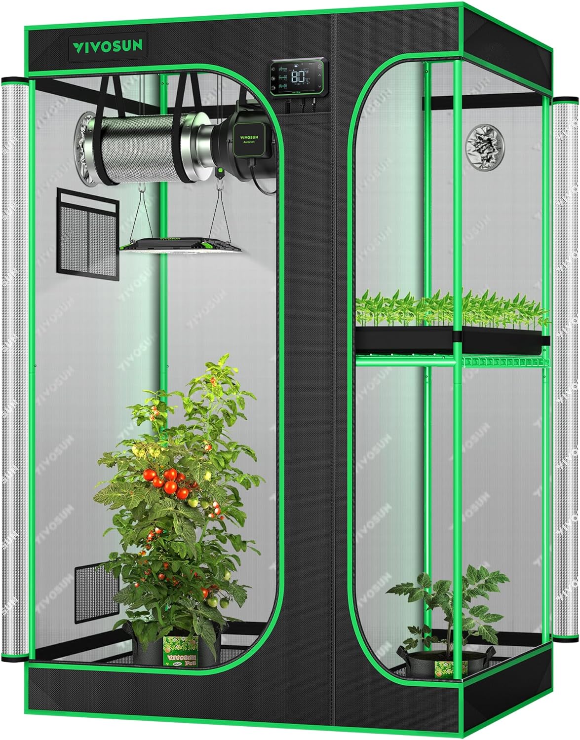 VIVOSUN D325 Grow Tent: Multi-Chamber Design for Ultimate Plant Growth