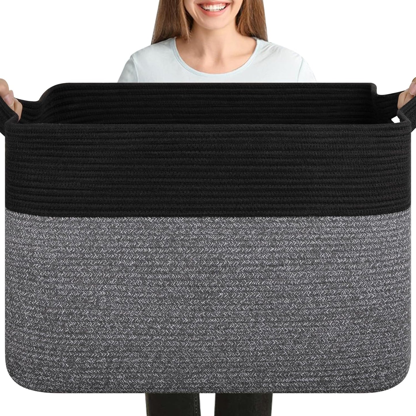 XXXL Supre Large Blanket Basket for Clothes and Toys Storage