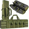 TORIBIO Double Rifle Case Soft Bag 42in Tactical Rifle Backpack