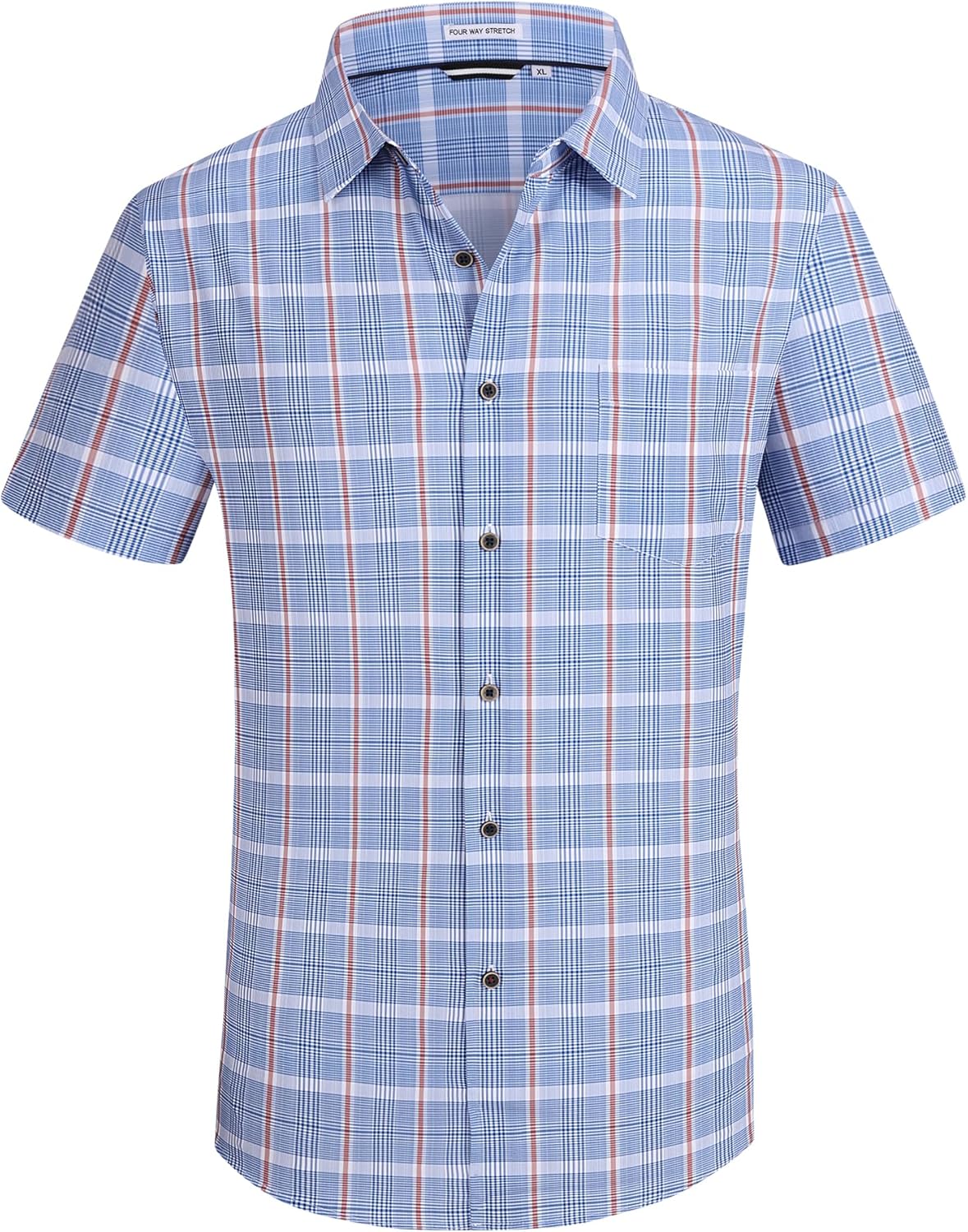 Esabel.C Mens Casual Button Down Shirts for Summer Style