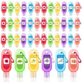24 Pack Fruit Scented Hand Sanitizer Keychains - Travel Size 1 oz