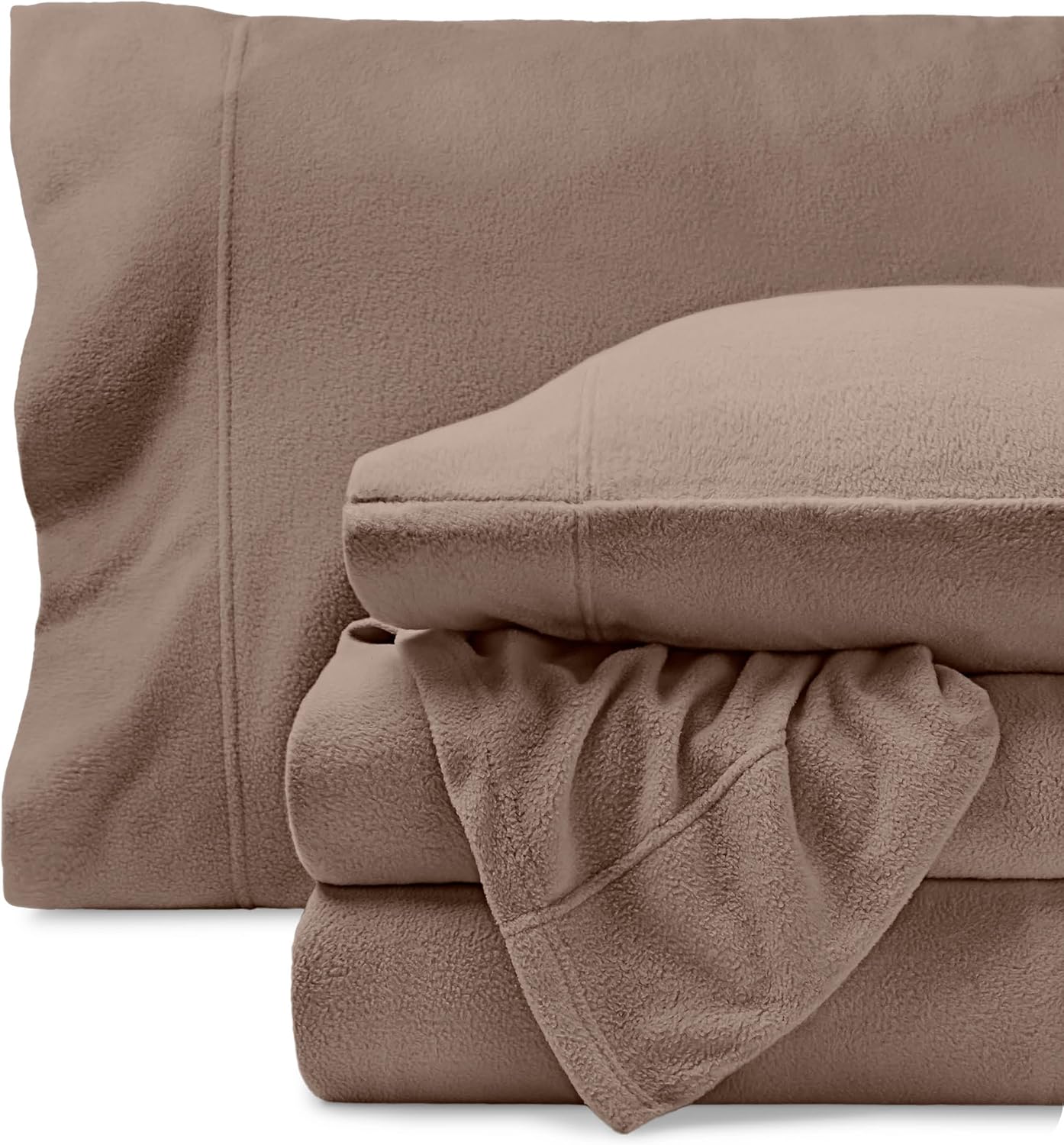 Bare Home Super Soft Fleece Sheet Set for Cozy Sleep