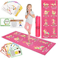 Garybank Kids Yoga Mat Set - Fun Non-Slip Exercise Mats