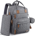 iniuniu Diaper Bag Backpack 4 in 1 - Large Unisex Travel Organizer