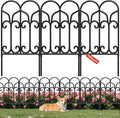 Decorative Garden Fence 10ft 22in High - Sturdy No-Dig Border