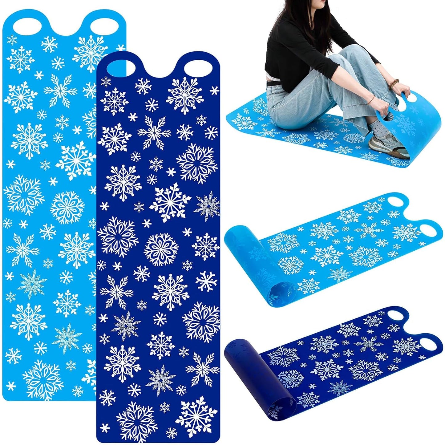 Leyndo 54 Large Snow Sled: Lightweight Flying Carpet for Adults