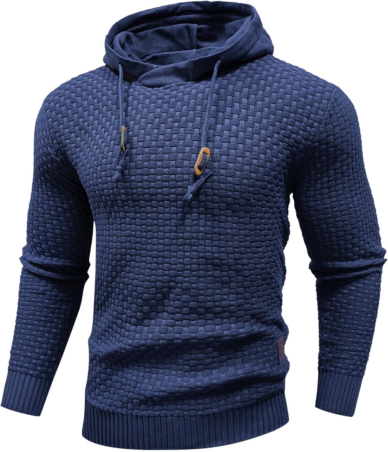 Zaitun Mens Hooded Sweatshirt - Trendy Slim Fit Pullover Hoodie