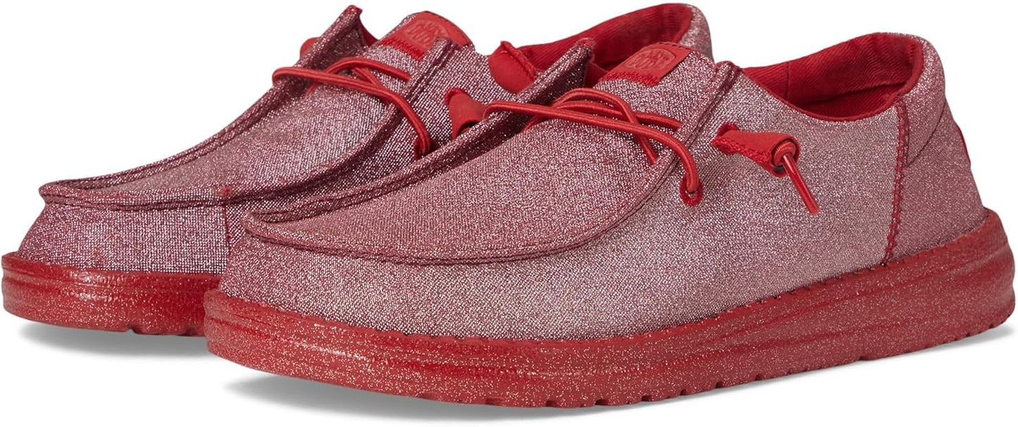 Hey Dude Women's Wendy Funk Sparkle Loafer for Everyday Comfort