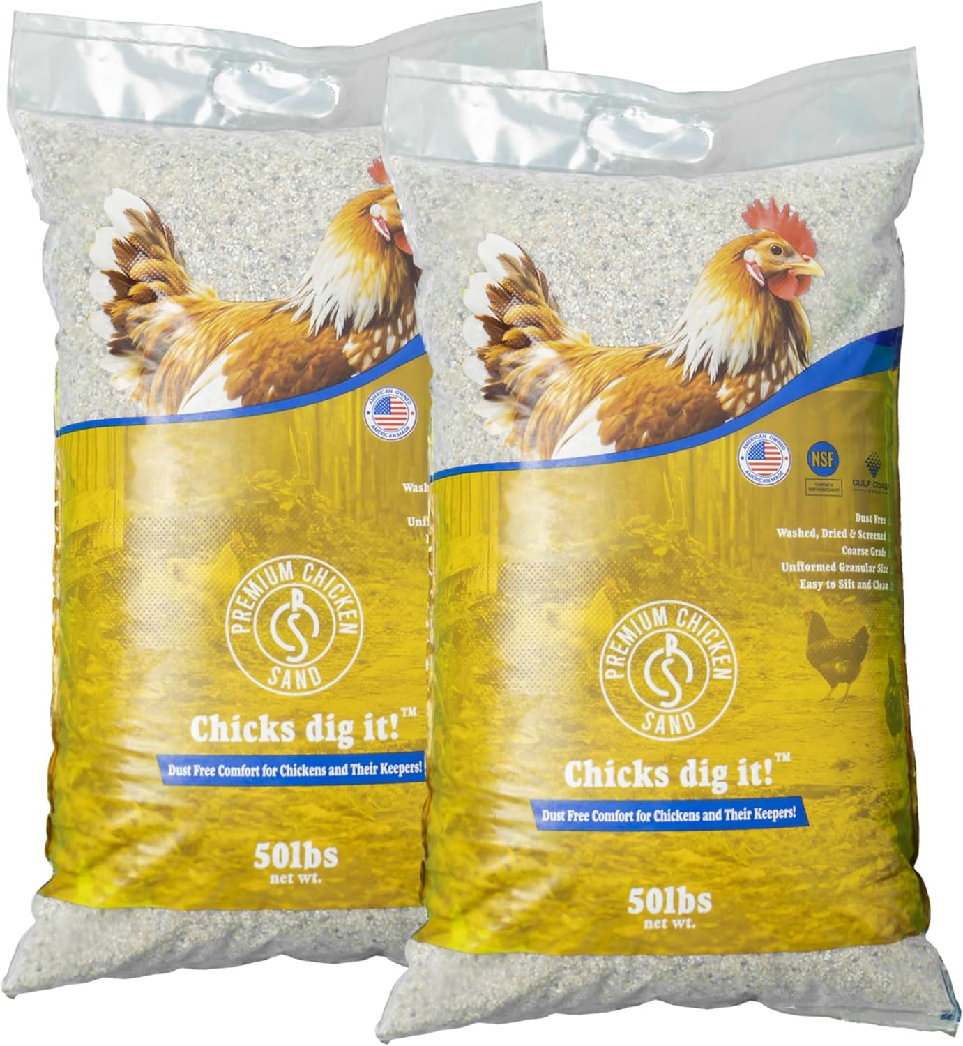 Dust-Free Natural Poultry Litter for Chicken Coops and Runs